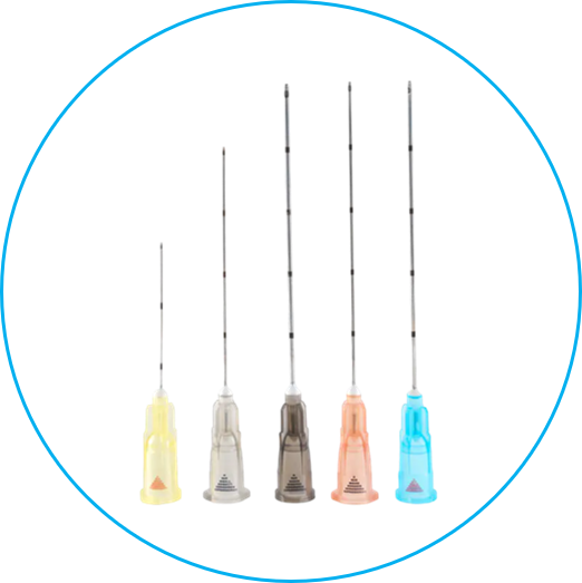Disposable blunt-tip injection needle